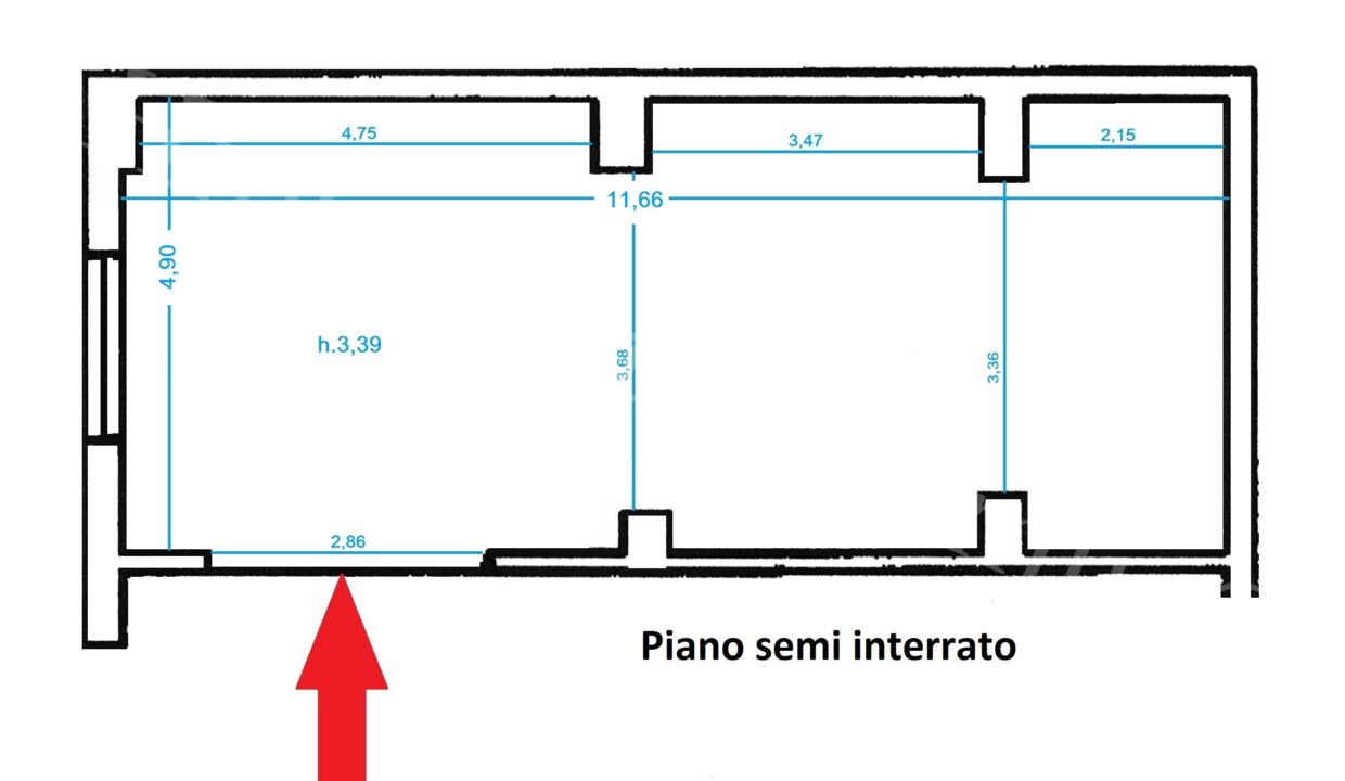 Via Corallo Plani S11A con misure